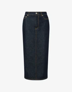 Moschino Skirts^Blue denim skirt DARK DENIM