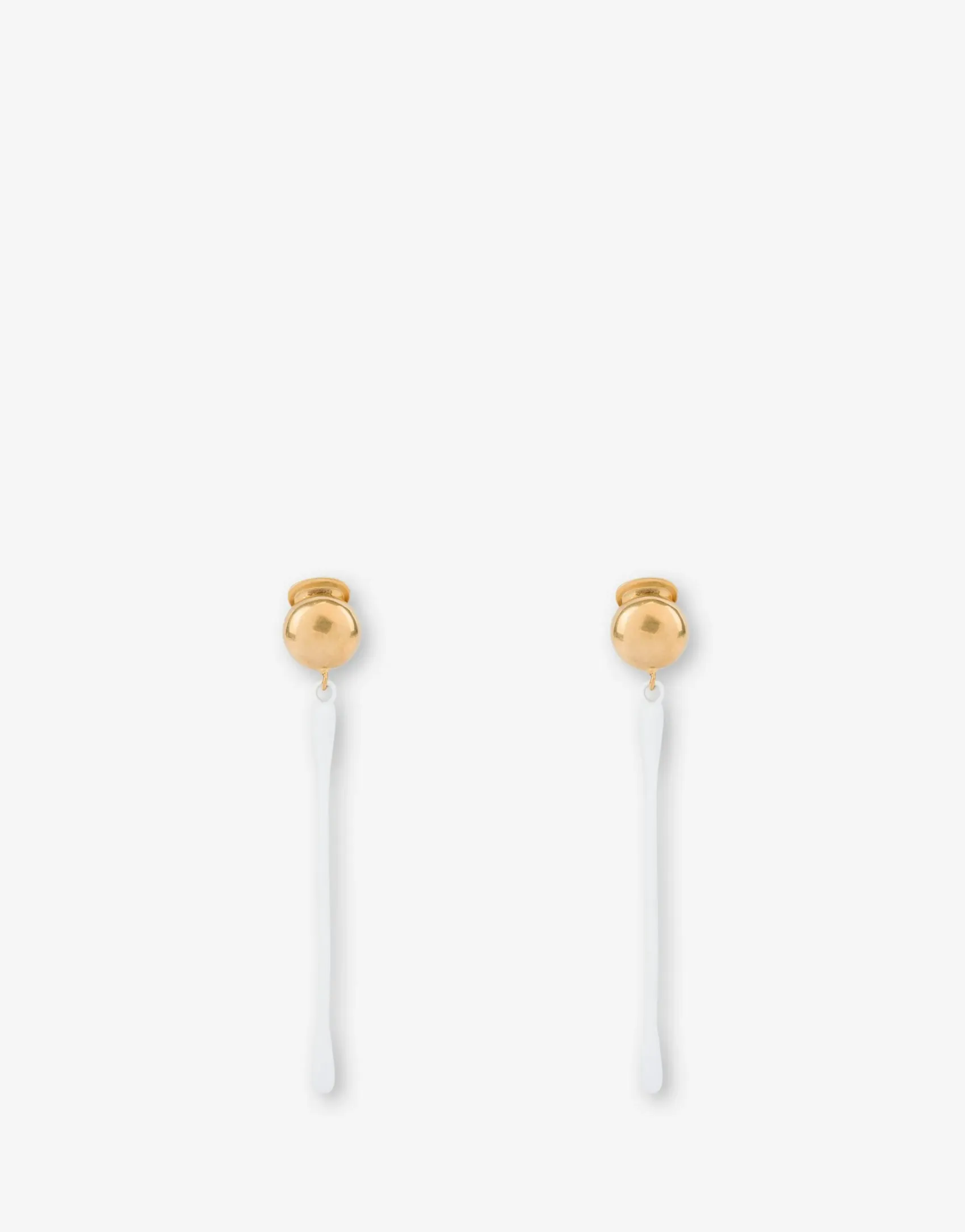 Moschino Jewelry^Cotton Bud Drop Earrings GOLD