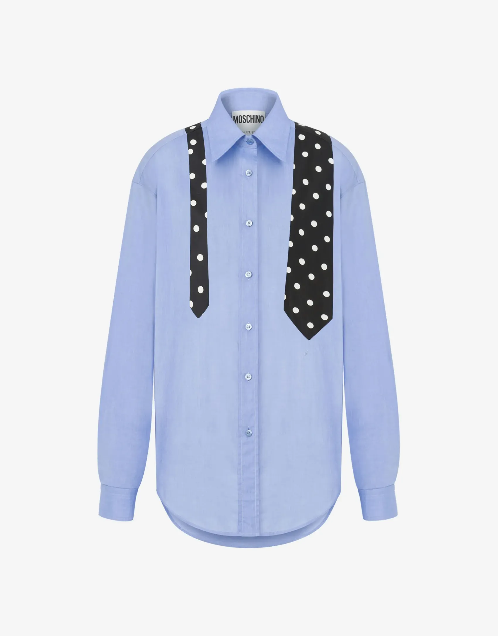 Moschino Shirts & Tops^Cotton Muslin Shirt Tie AZURE
