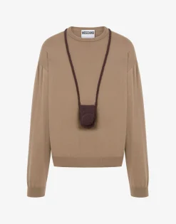 Moschino Knitwear^Cotton Pullover Camera Holder