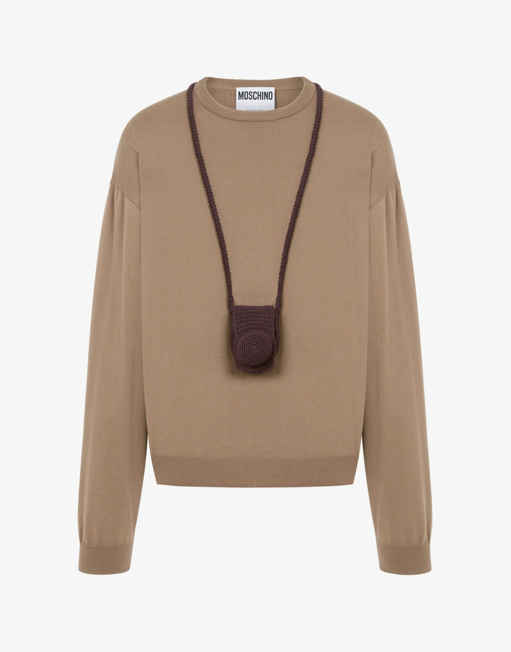 Moschino Knitwear^Cotton Pullover Camera Holder