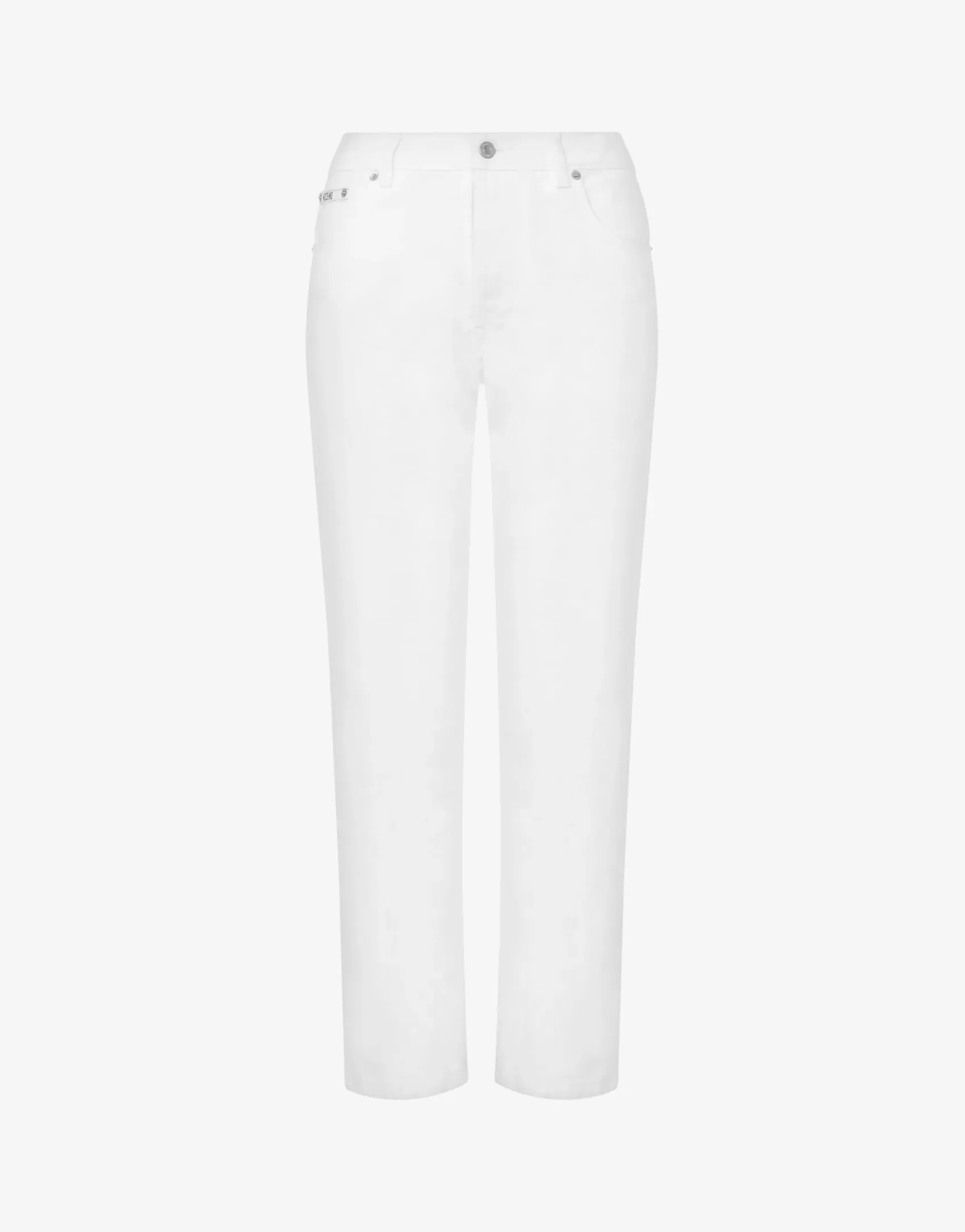 Moschino Pants & Shorts^Cropped Cotton Bull Trousers WHITE