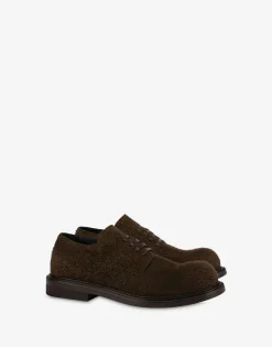 Moschino Loafers & Lace-ups^Derby shoes in suede Oliver DARK BROWN