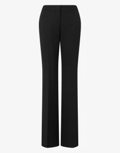 Moschino Co-ords|Pants & Shorts^Diagonal wool-blend and nylon pants BLACK