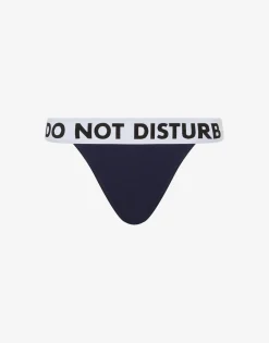 Moschino Underwear^Do Not Disturb Stretch Jersey Brazilian Briefs DARK BLUE