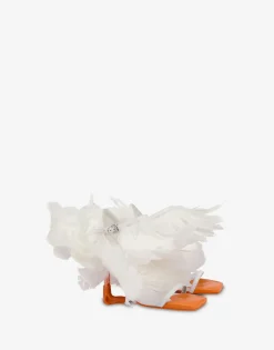 Moschino Sandals^Duck Feather Sandals WHITE