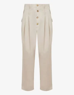 Moschino Pants & Shorts^Gabardine Pants Tailored Twist LIGHT BROWN