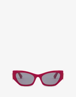 Moschino Sunglasses^Gold Zipper sunglasses RED