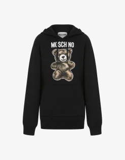 Moschino T-shirts & Sweatshirts^Hoodie Teddy Bear BLACK