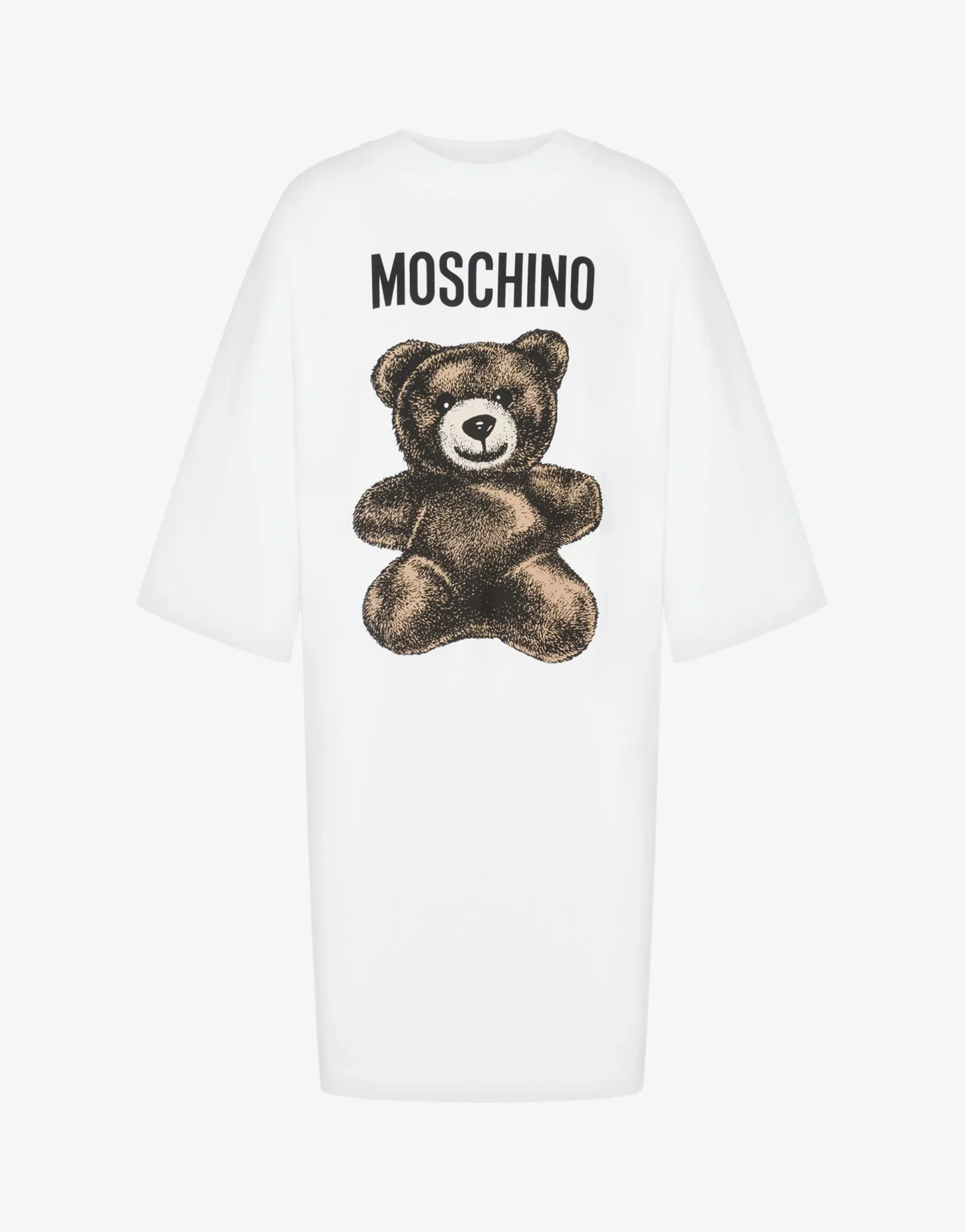 Moschino Dresses^Interlock Dress Teddy Bear WHITE