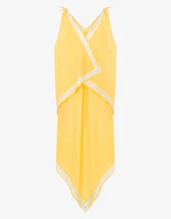 Moschino Dresses^Jacquard Poplin Dress Handkerchief YELLOW