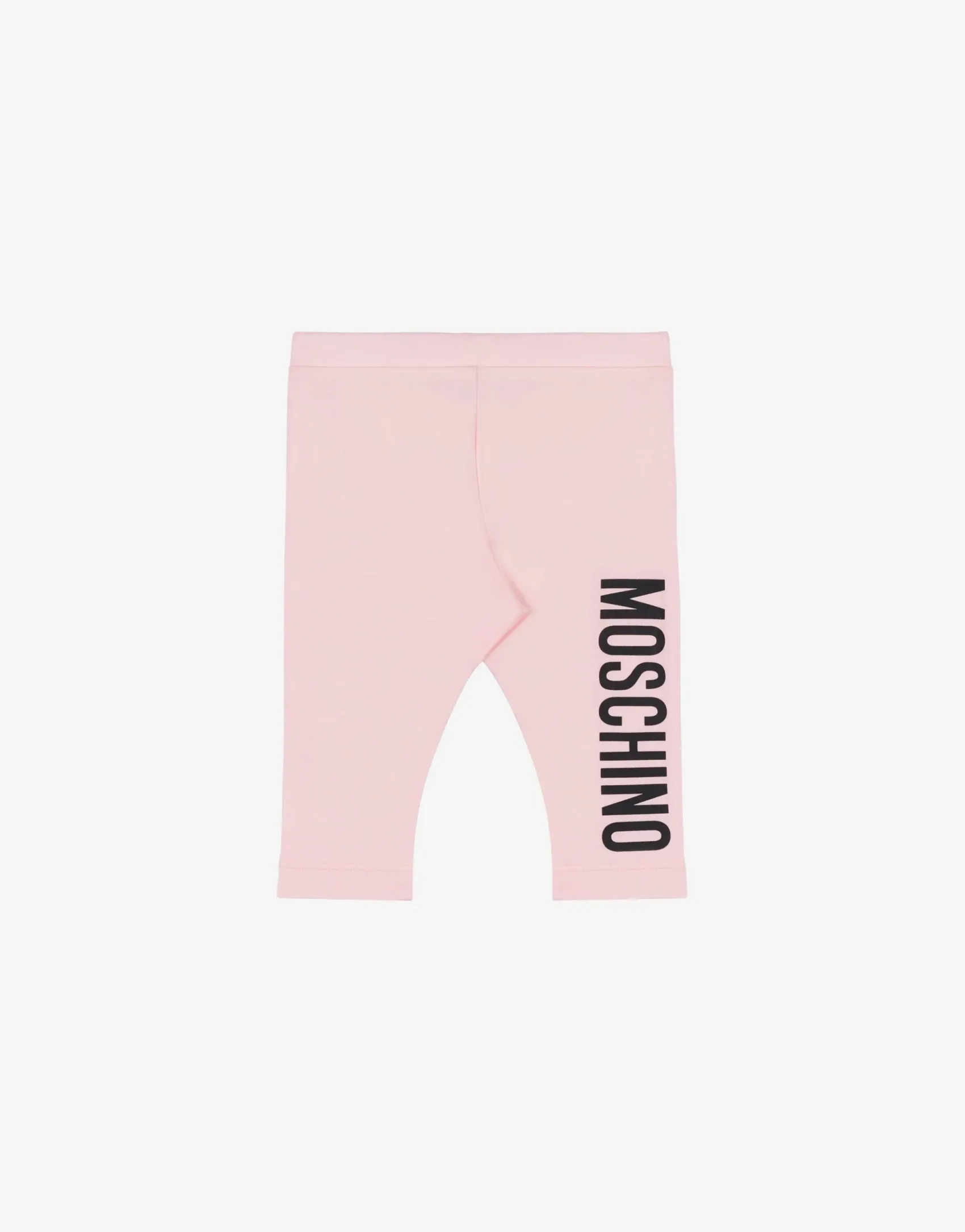 Moschino Girl^Jersey Leggings Logo Print PINK