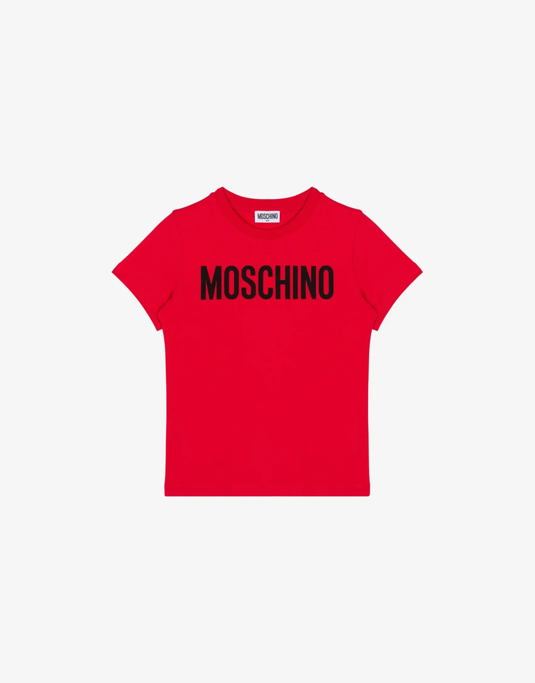 Moschino Boy^Jersey T-shirt Lettering Logo RED