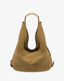 Moschino Shoulder Bags^Large Handle Me Bag BEIGE