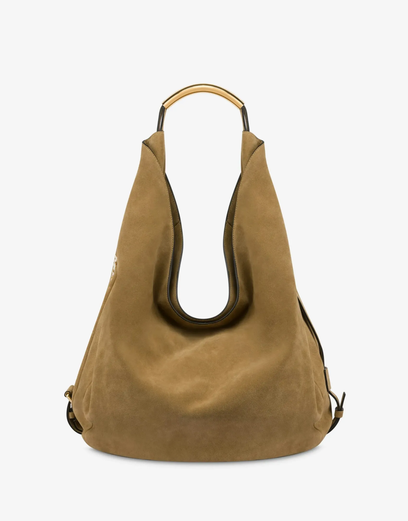 Moschino Shoulder Bags^Large Handle Me Bag BEIGE