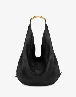 Moschino Shoulder Bags^Large Handle Me Bag BLACK