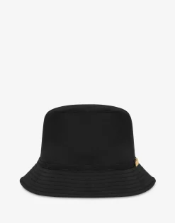 Moschino Hats & Gloves^Lettering Logo Bucket hat BLACK