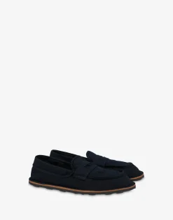 Moschino Loafers & Lace-ups^Loafers in canvas Desert College BLUE
