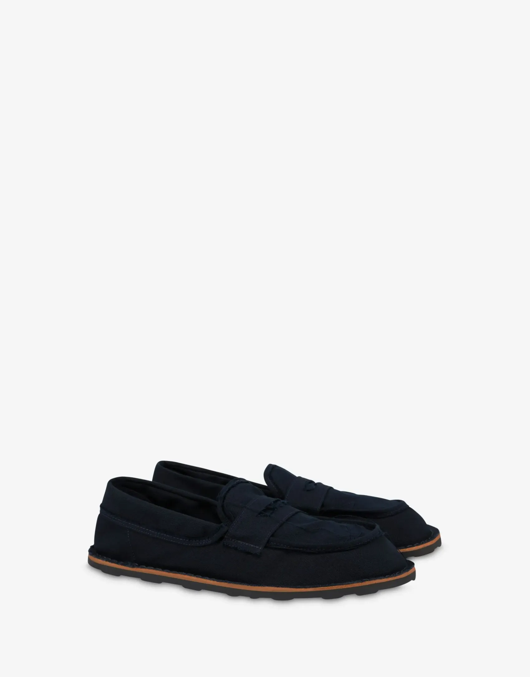 Moschino Loafers & Lace-ups^Loafers in canvas Desert College BLUE