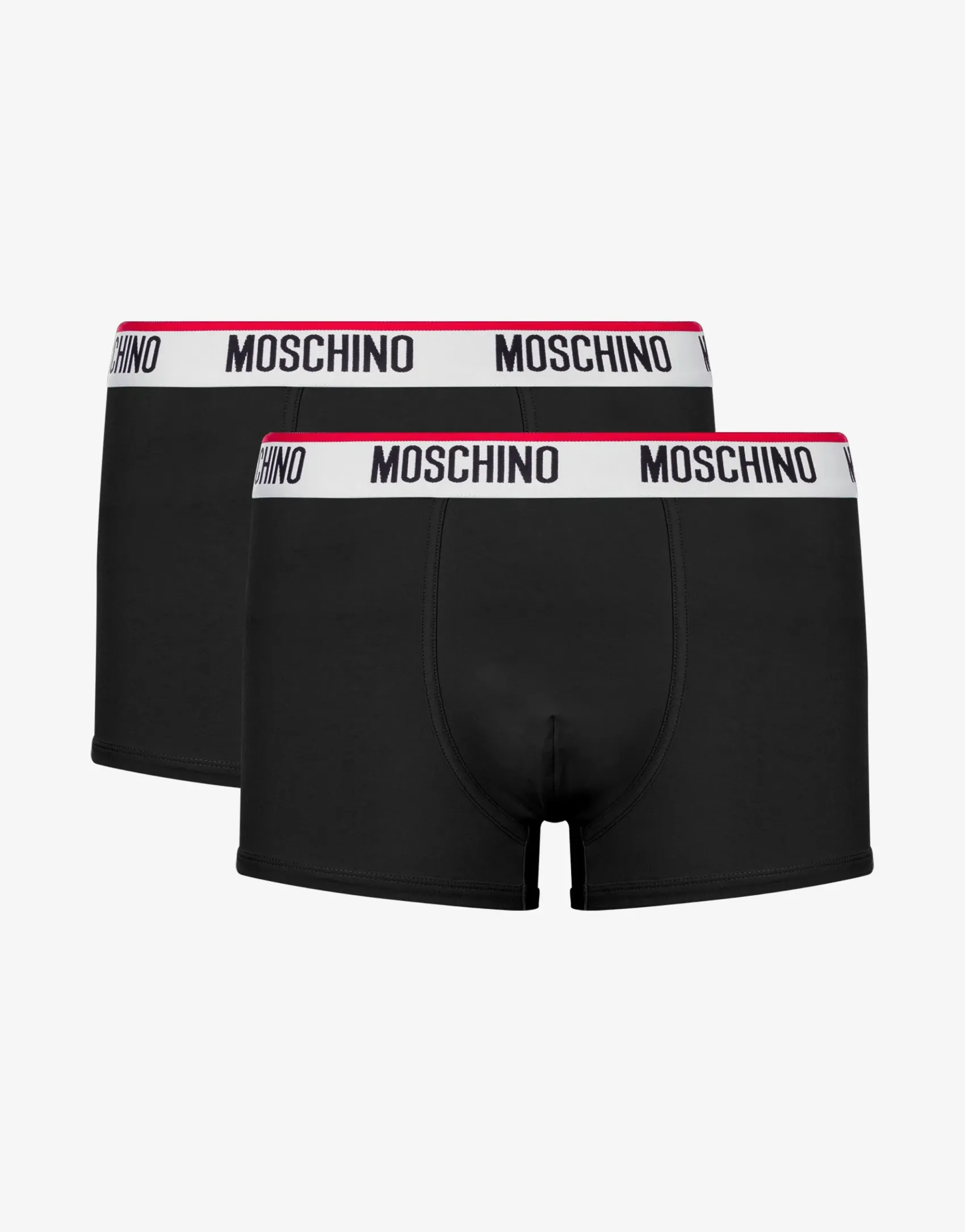 Moschino Underwear^Logo Band set of 2 jersey stretch boxers BLACK
