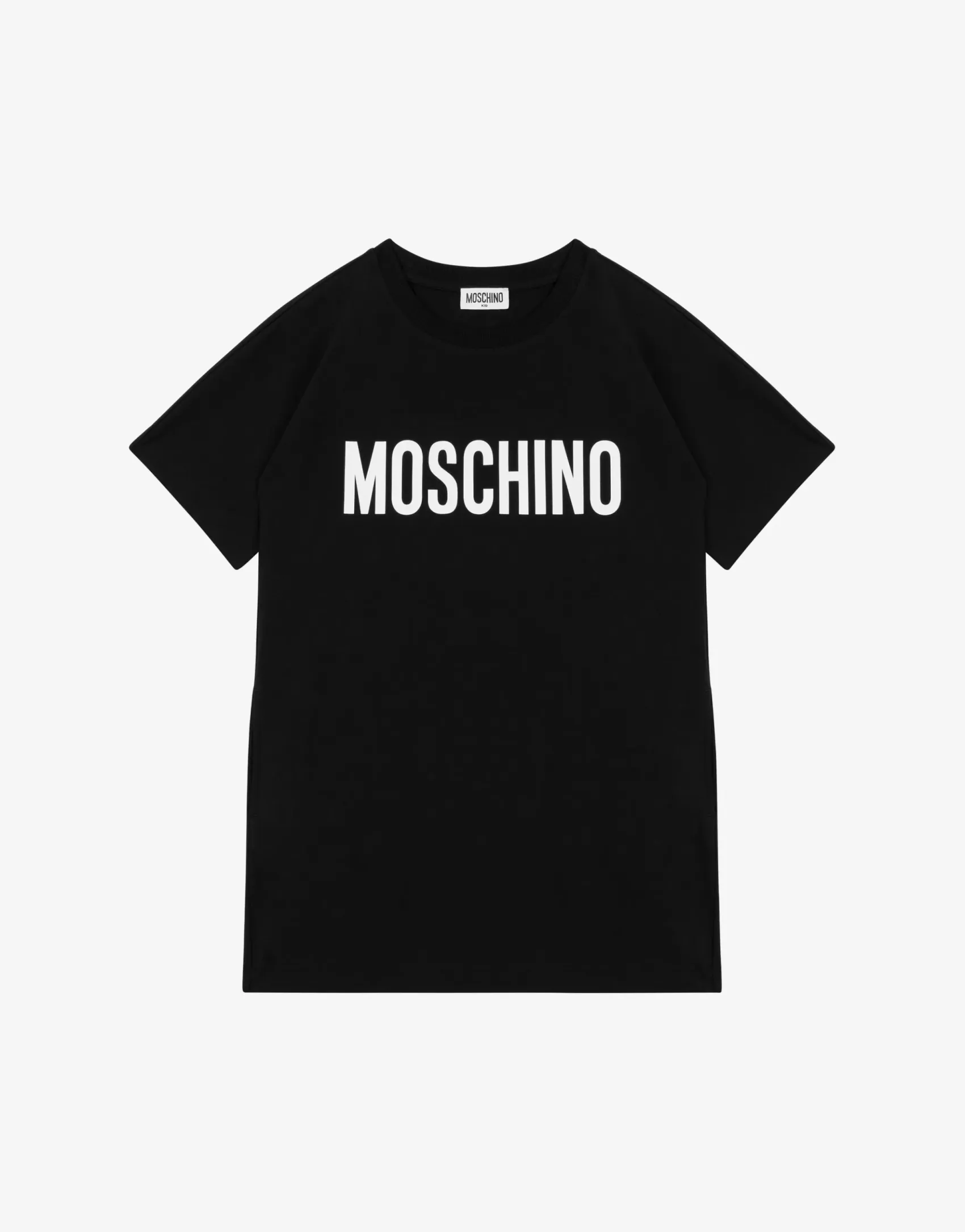 Moschino Girl^Logo Print jersey dress BLACK