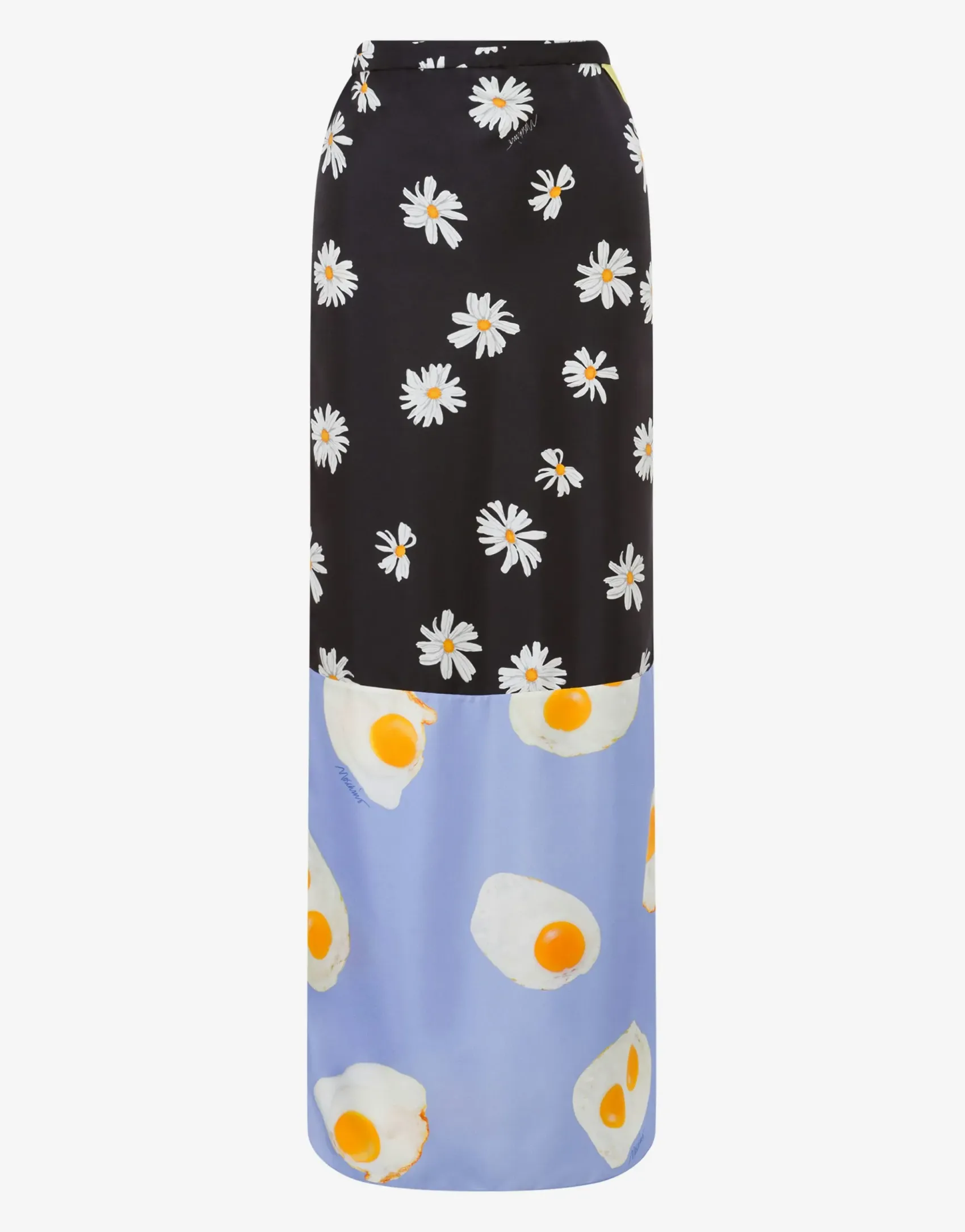 Moschino Skirts^Long Silk Twill Skirt Patchwork MULTICOLOURED