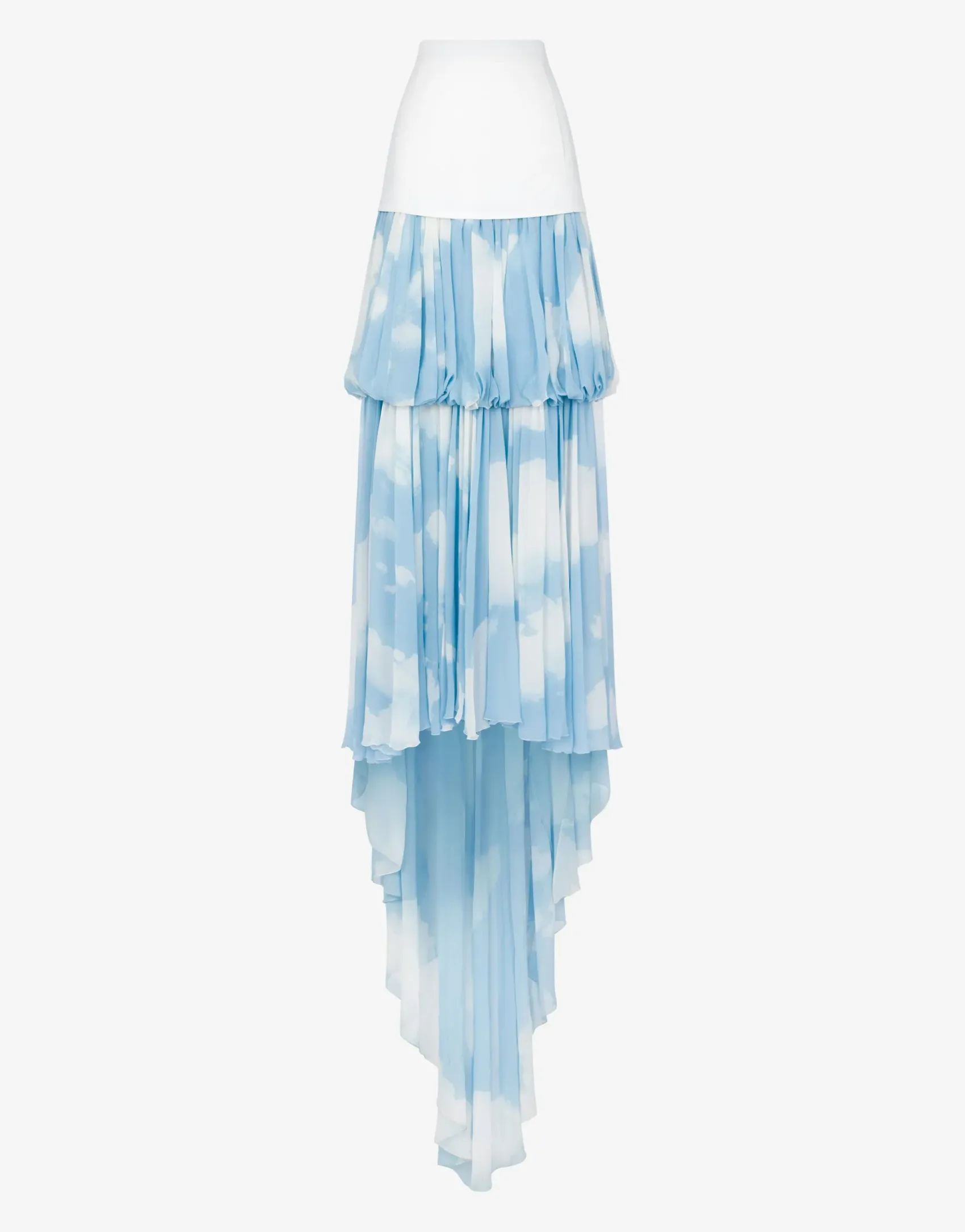 Moschino Co-ords|Skirts^Long skirt with ""In the Cloud"" print AZURE