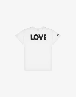 Moschino Girl^Love sweatshirt dress WHITE