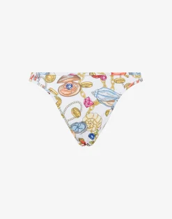 Moschino Swimwear^Marine Print Swim Briefs WHITE