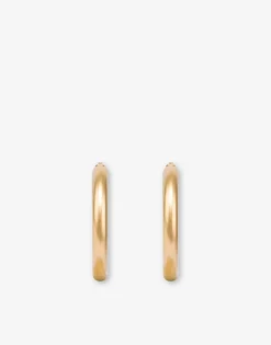Moschino Jewelry^Metal hoop earrings GOLD