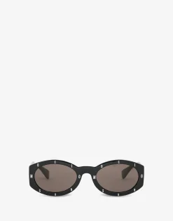 Moschino Sunglasses^Metal Logo Letters sunglasses BLACK