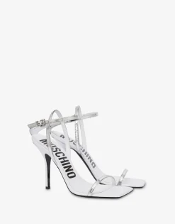 Moschino Sandals^Mirror effect sandals Tina SILVER