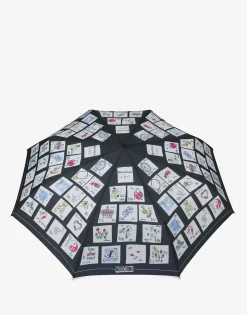 Moschino Umbrellas^ABC Openclose Umbrella BLACK