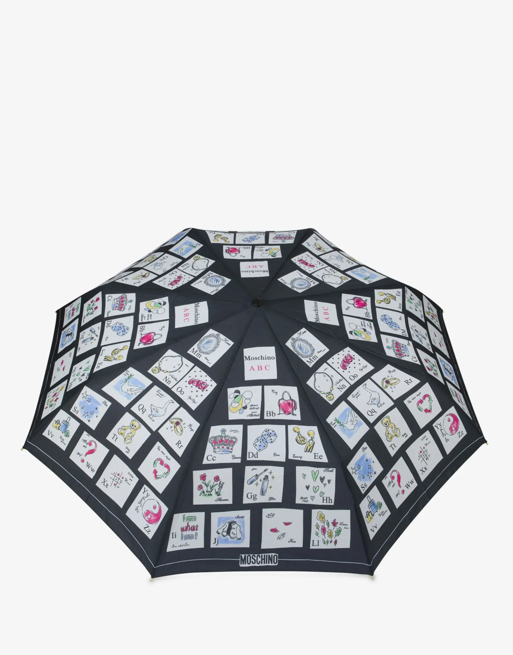 Moschino Umbrellas^ABC Openclose Umbrella BLACK
