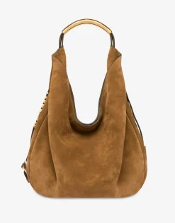 Moschino Shoulder Bags^Handle Me bag Medium BROWN