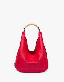 Moschino Shoulder Bags^Handle Me bag Medium RED