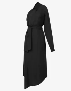 Moschino Dresses^One-Shoulder Dress Tailored Twist BLACK
