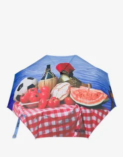 Moschino Umbrellas^Openclose Italian Inspiration Umbrella MULTICOLOURED