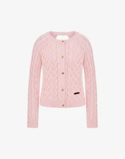 Moschino Knitwear^Organic cotton blend cardigan PALE PINK