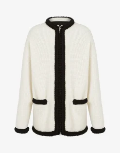 Moschino Coats & Outerwear^Organic Cotton Blend Jacket IVORY