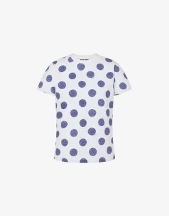 Moschino T-shirts & Sweatshirts^Organic jersey T-shirt Biro Polka Dots WHITE