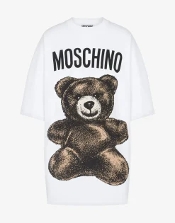 Moschino T-shirts^Oversized T-shirt Maxi Teddy Bear WHITE