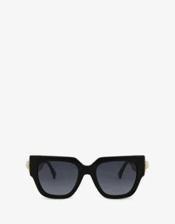 Moschino Sunglasses^Pearl Trim sunglasses BLACK