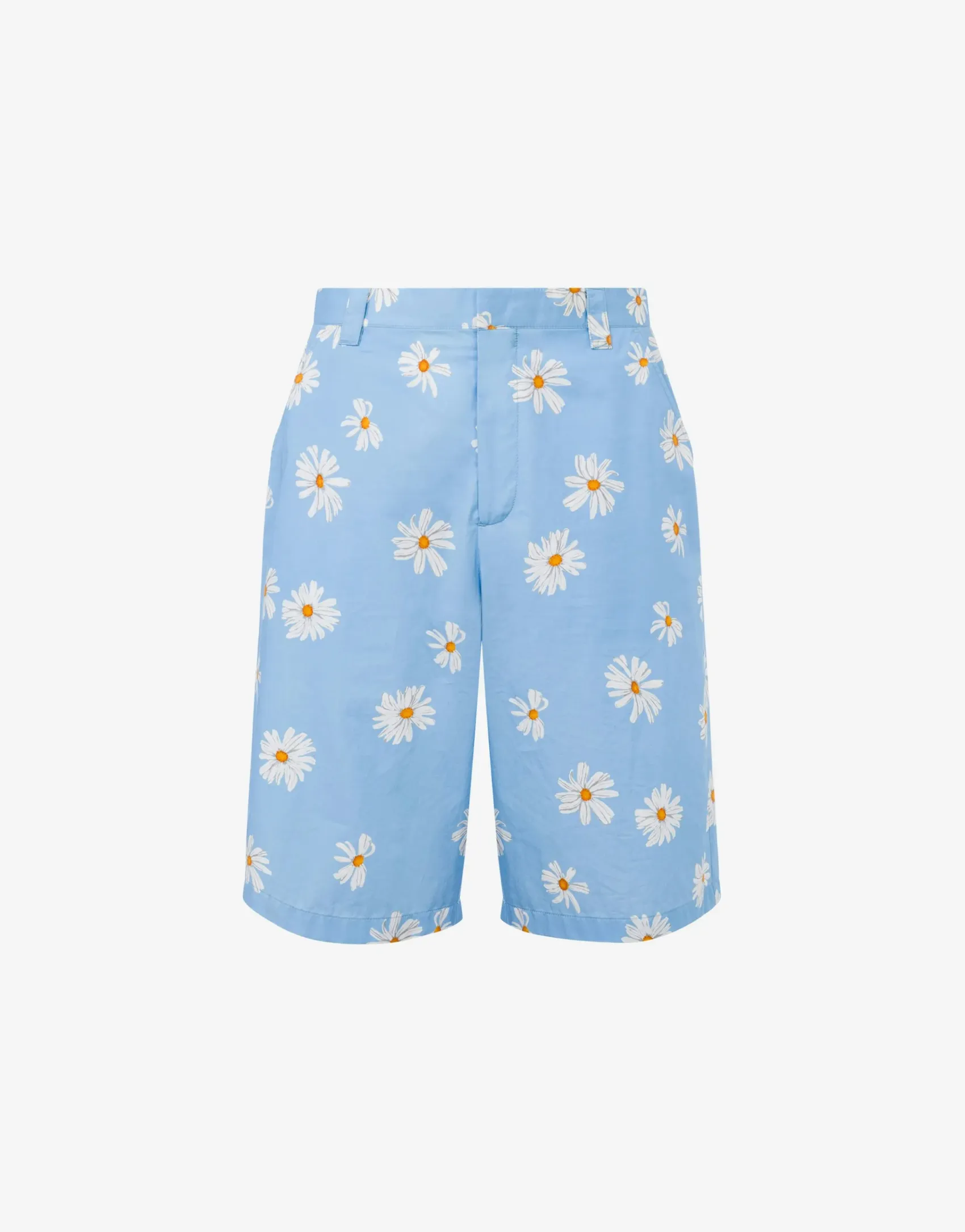 Moschino Pants & Shorts^Satin Bermuda Allover Daisy SKY BLUE