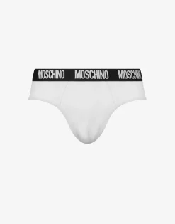 Moschino Underwear^Set of 2 Logo Band briefs WHITE