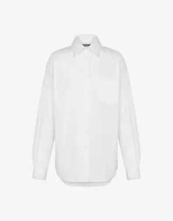 Moschino Shirts & Tops^Shirt in cotton poplin WHITE