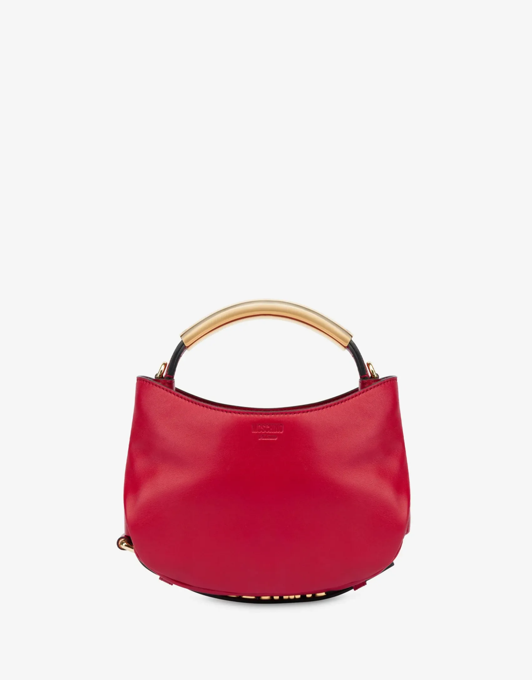 Moschino Handbags^Small Handle Me Bag RED