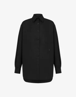 Moschino Shirts & Tops^Stretch poplin shirt BLACK