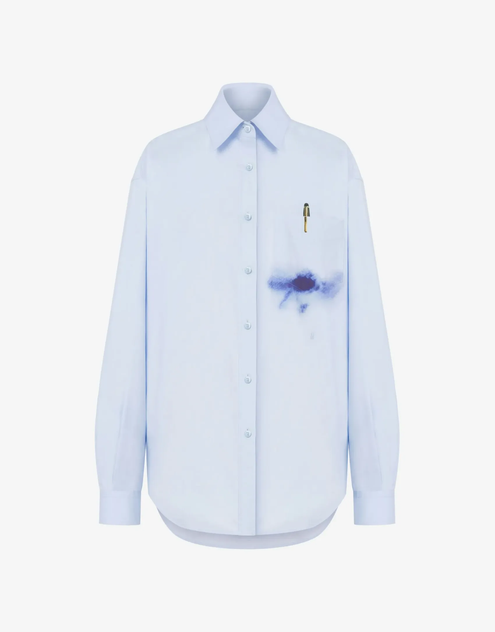 Moschino Shirts & Tops^Stretch Poplin Shirt Office Inspiration AZURE