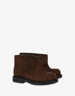 Moschino Boots & Ankle Boots^Suede ankle boots Olivia DARK BROWN